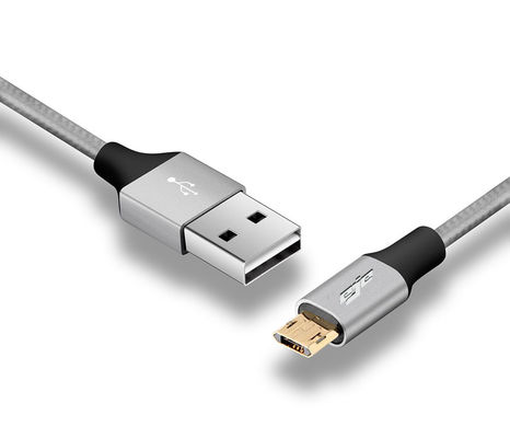 Customized Micro Usb 2.0 Data Transfer Cable For Tablet / Android Phone